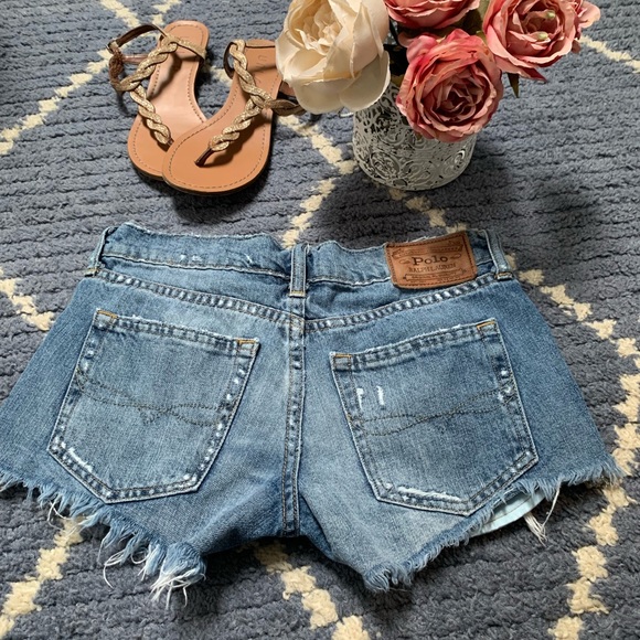 Polo Ralph Lauren Distressed Shorts - Picture 4 of 4
